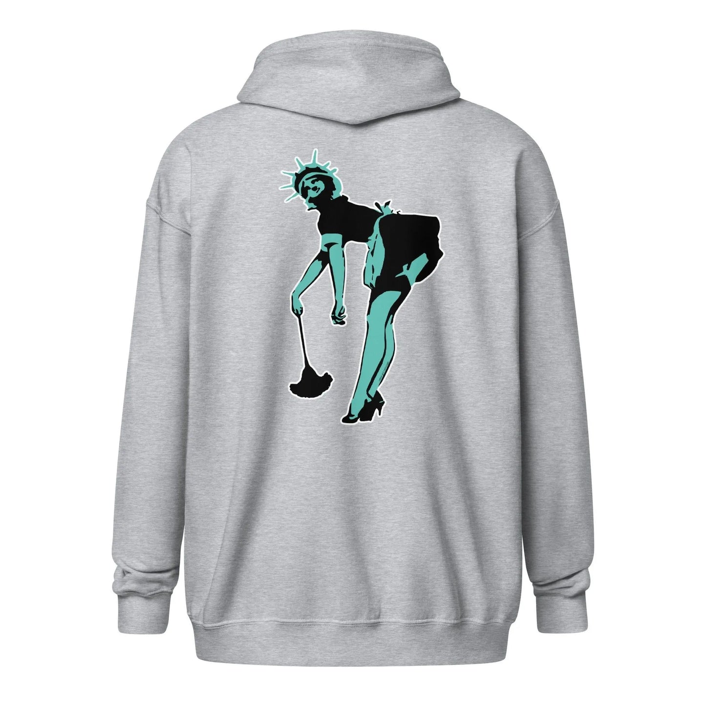 Lady Liberty Unisex Heavy Zip Hoodie