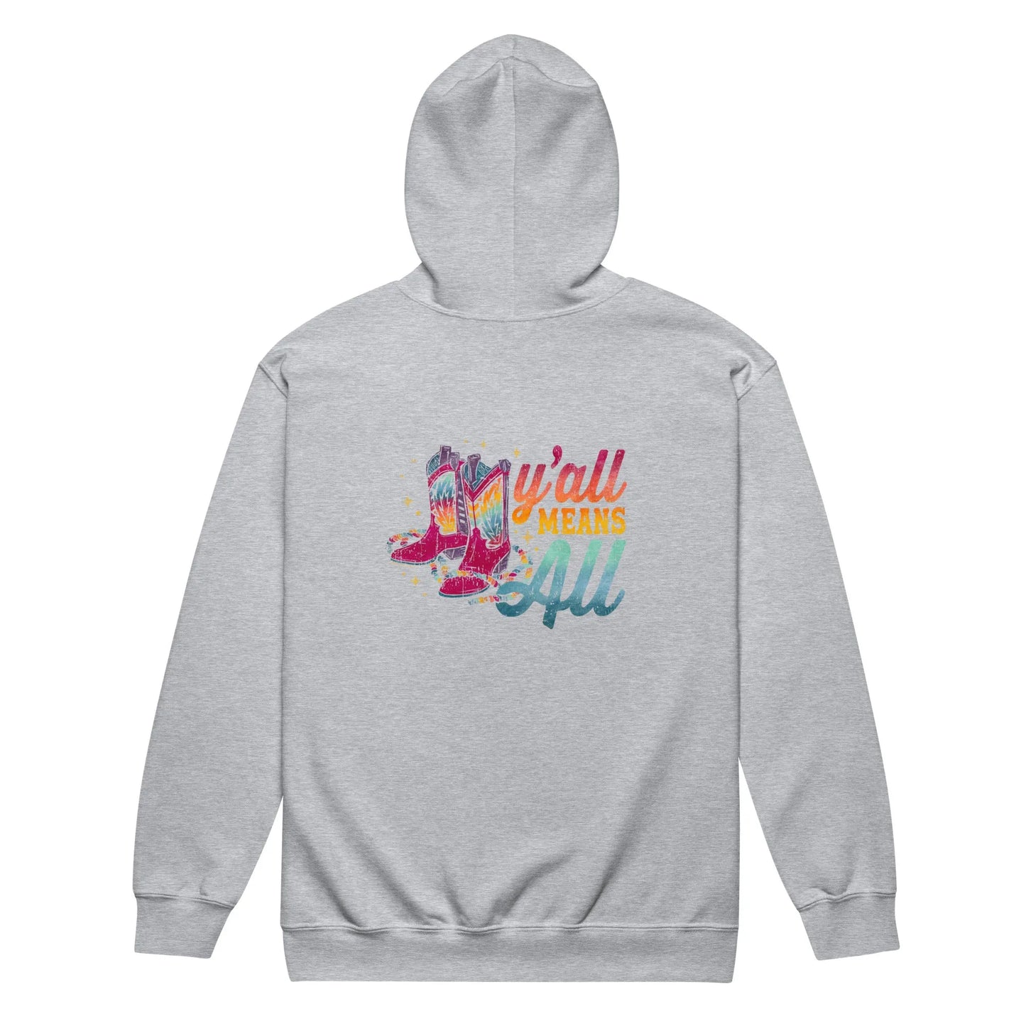 Y’all Means All Zip Hoodie, Rebel Girl Rampage