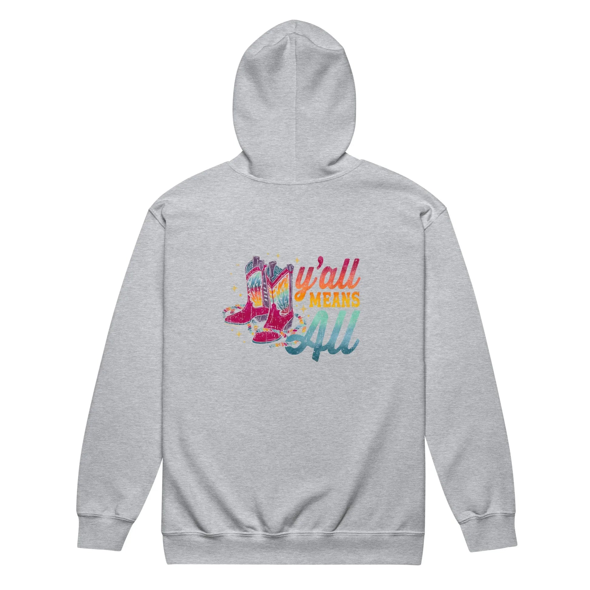 Y’all Means All Zip Hoodie, Rebel Girl Rampage