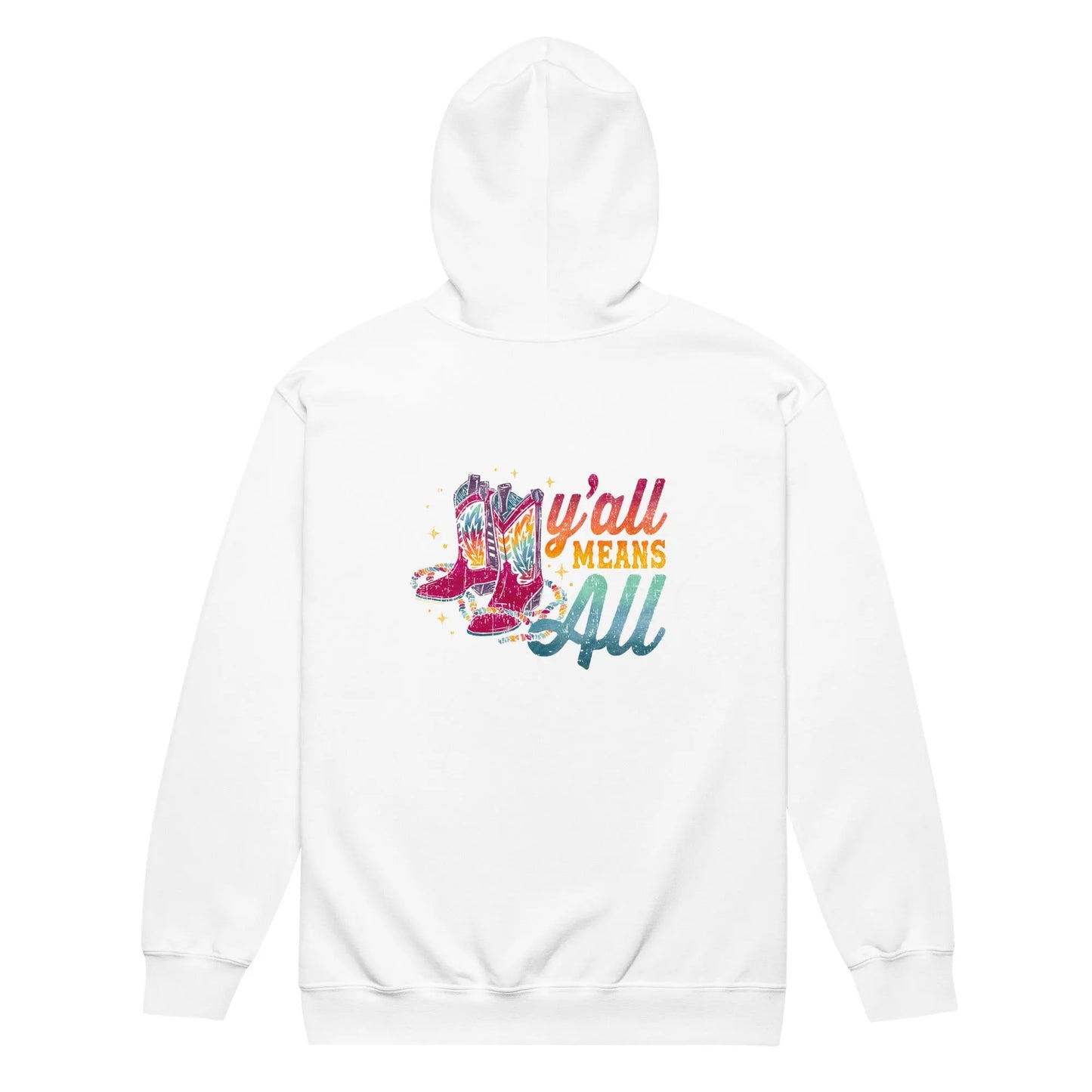 Y’all Means All Zip Hoodie, Rebel Girl Rampage