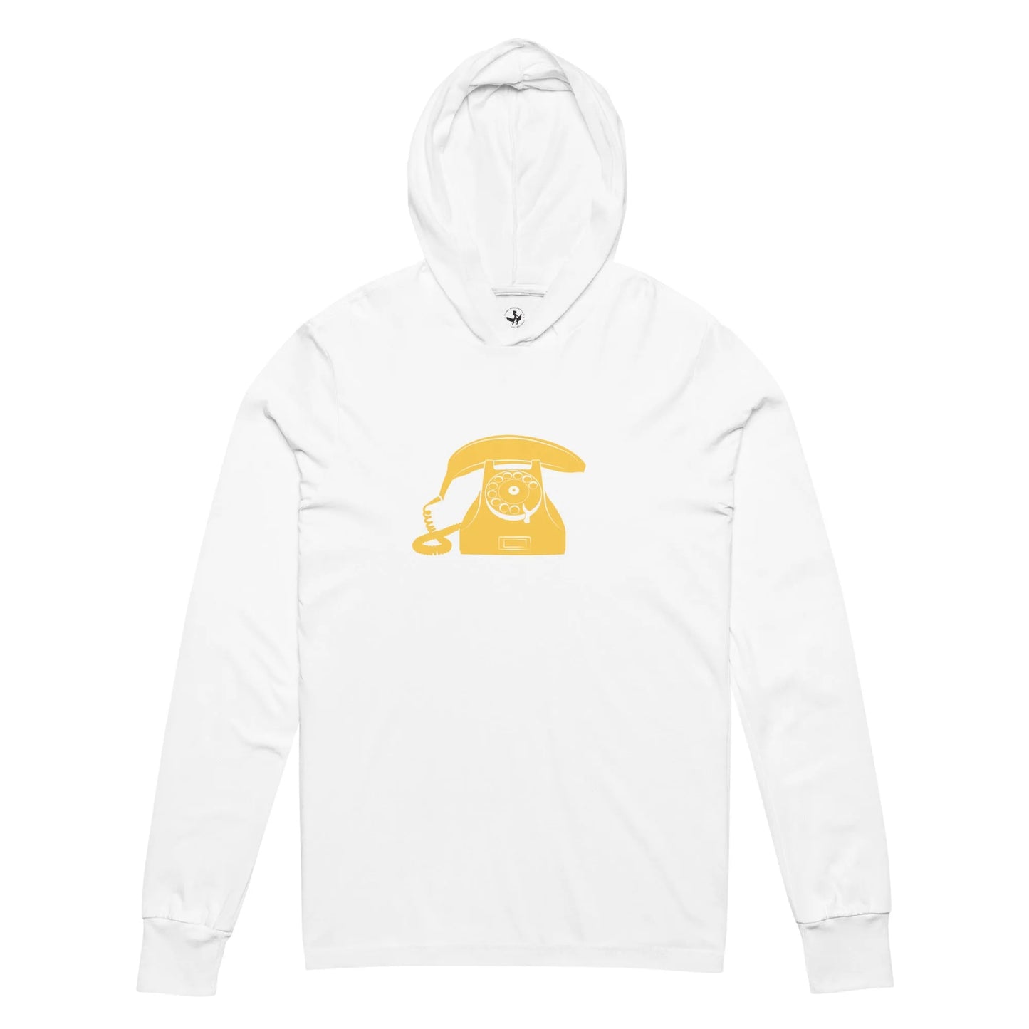 Retro Banana Phone Hooded Long Sleeve Unisex T-shirt Rebel Girl Rampage