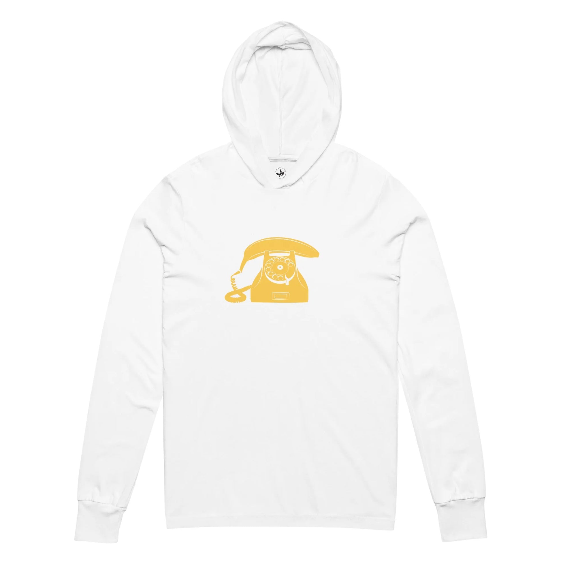 Retro Banana Phone Hooded Long Sleeve Unisex T-shirt Rebel Girl Rampage