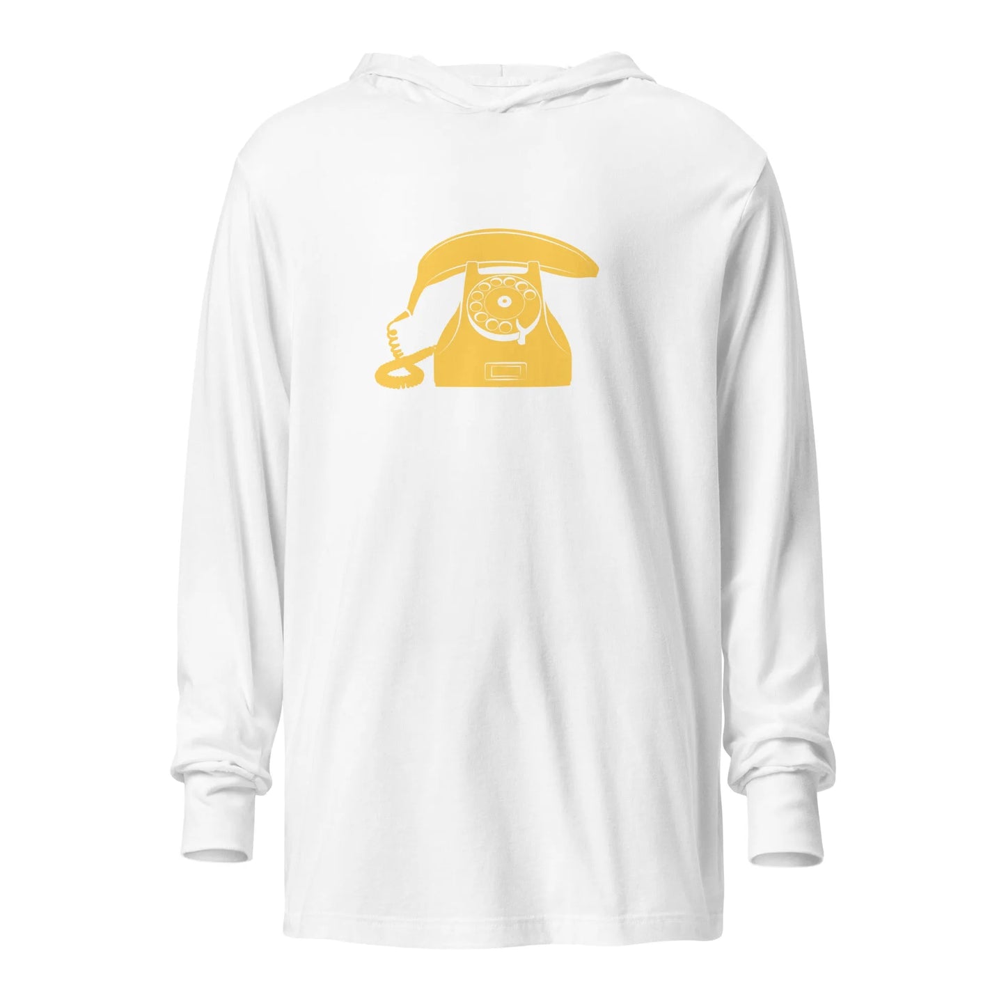 Retro Banana Phone Hooded Long Sleeve Unisex T-shirt Rebel Girl Rampage