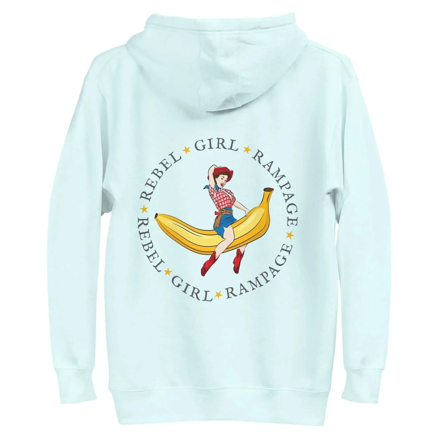 Banana Pinup Cowgirl Unisex Hoodie