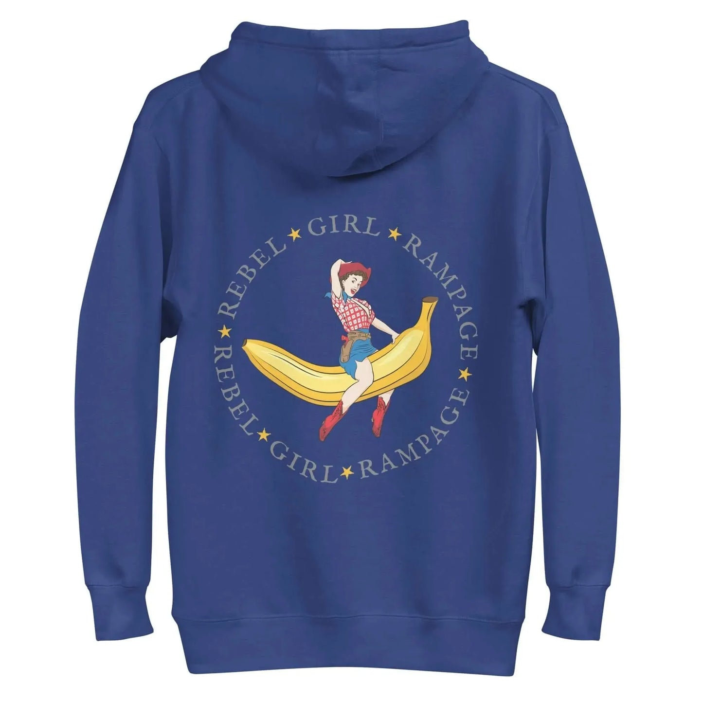 Banana Pinup Cowgirl Unisex Hoodie