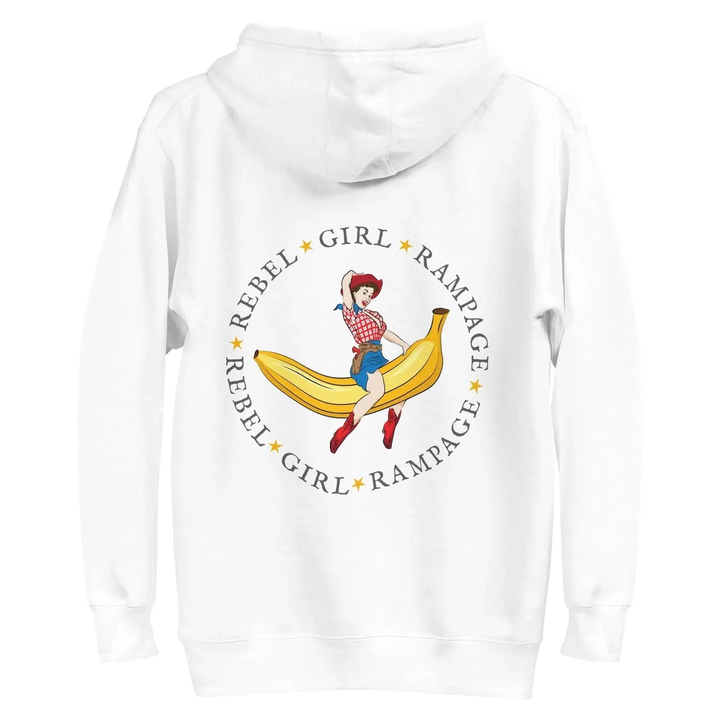 Banana Pinup Cowgirl Unisex Hoodie