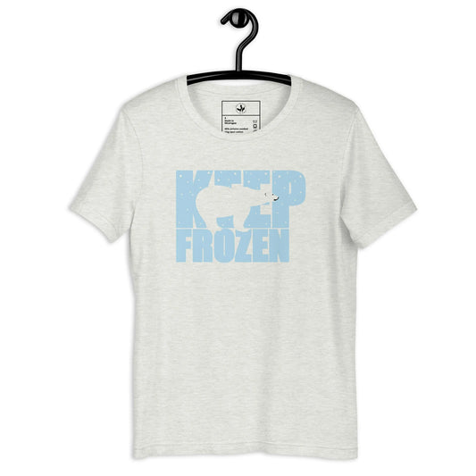 Keep Frozen Polar Bear Unisex T-Shirt, Climate Change, Ice Caps, Nicole Bizzarro, Rebel Girl Rampage