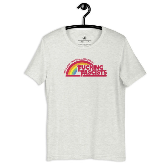 Effin Fascists Unisex T-Shirt, Antifascist, Equality, Protest, Rebel Girl Rampage