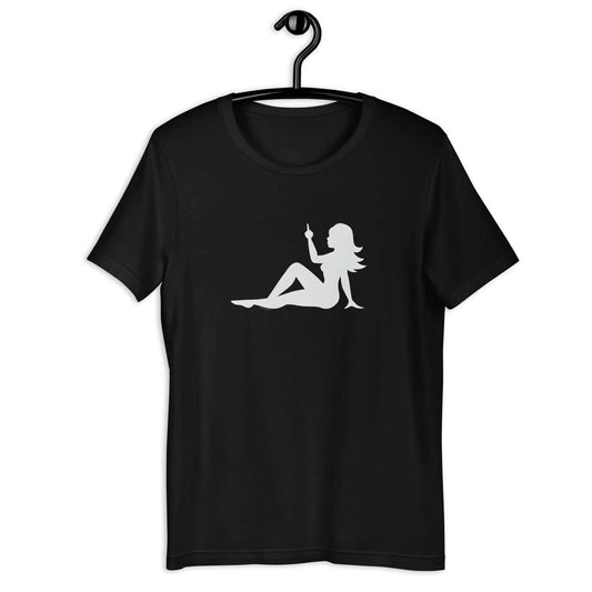 Mudflap Girl Middle Finger Unisex T-Shirt
