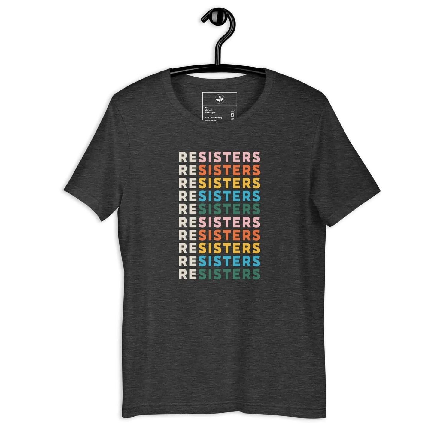 reSisters unisex t-shirt, feminist sisterhood shirt, Rebel Girl Rampage