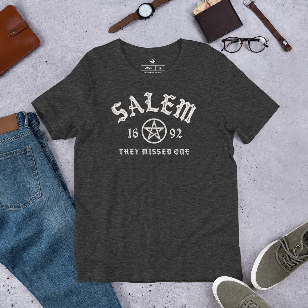 Salem University Unisex T-Shirt, Witch School, Team Spirit, Halloween, Rebel Girl Rampage
