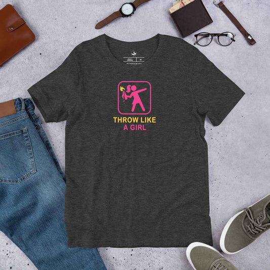 Throw Like A Girl Unisex T-Shirt