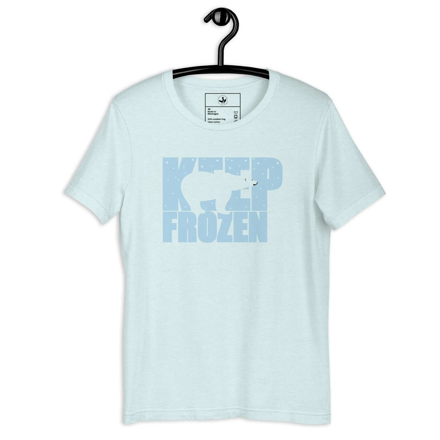 Keep Frozen Polar Bear Unisex T-Shirt, Climate Change, Ice Caps, Nicole Bizzarro, Rebel Girl Rampage