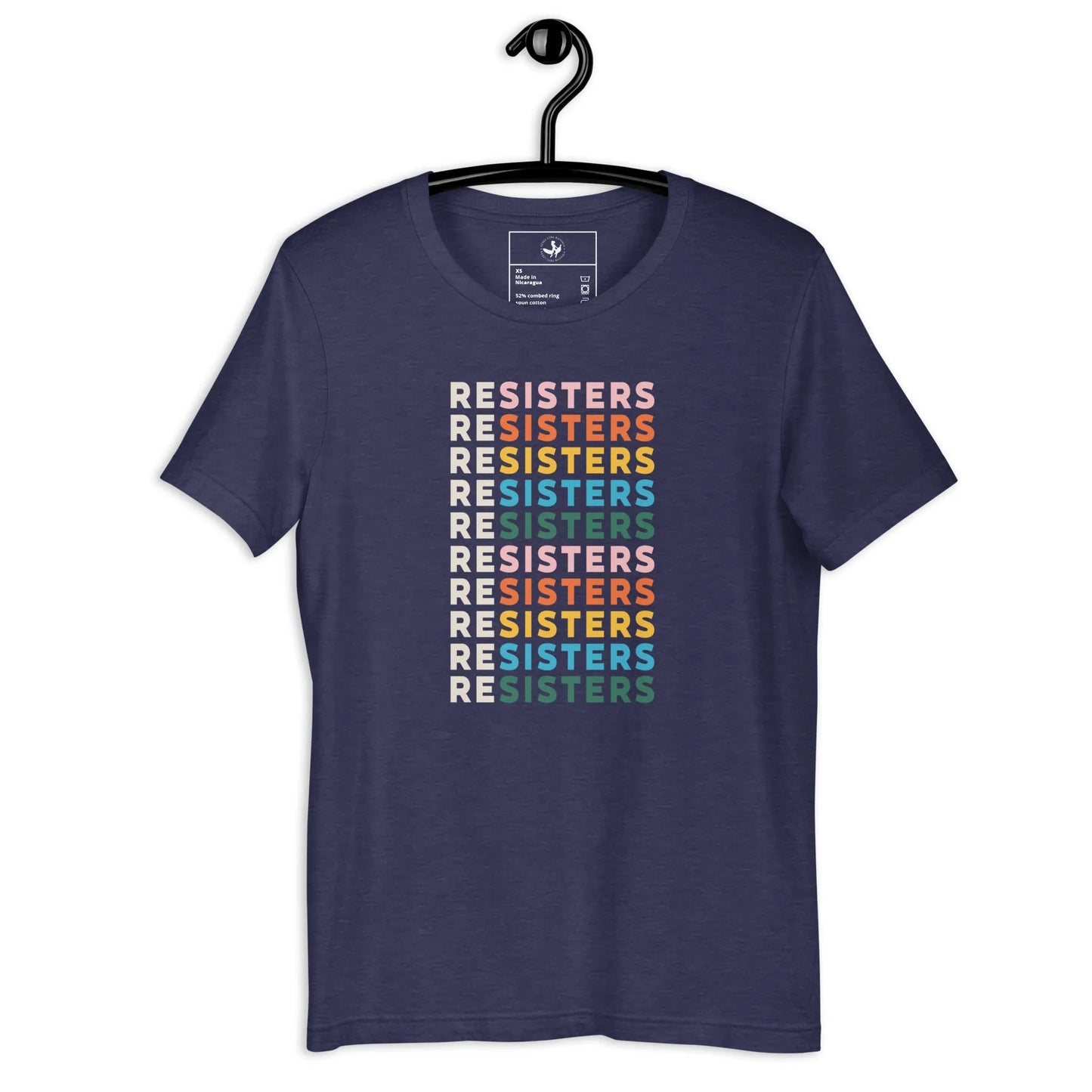 reSisters unisex t-shirt, feminist sisterhood shirt, Rebel Girl Rampage