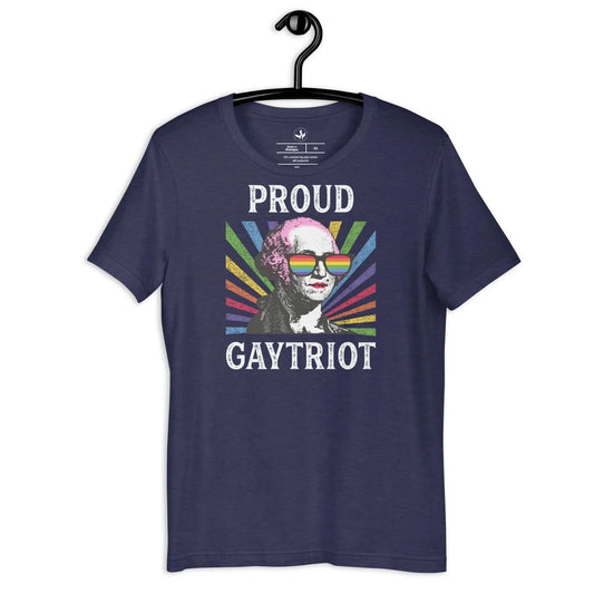 Proud Gaytriot Unisex T-shirt, LGBTQ Pride apparel, George Washington, Drag, Rainbow Fabulous, Humor, Anne Lesniak, Rebel Girl Rampage