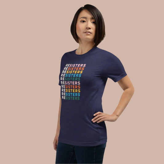 reSisters unisex t-shirt, feminist sisterhood shirt, Rebel Girl Rampage
