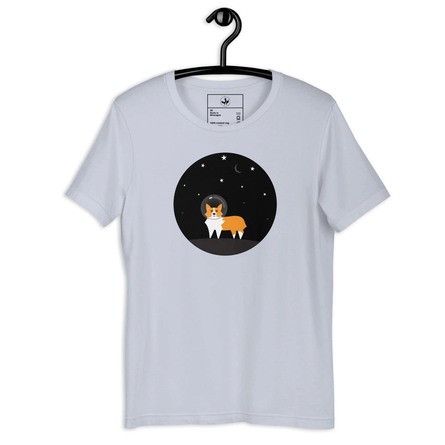 Astro Space Corgi Unisex T-Shirt, Rescue Dogs, Adopt, Rebel Girl Rampage