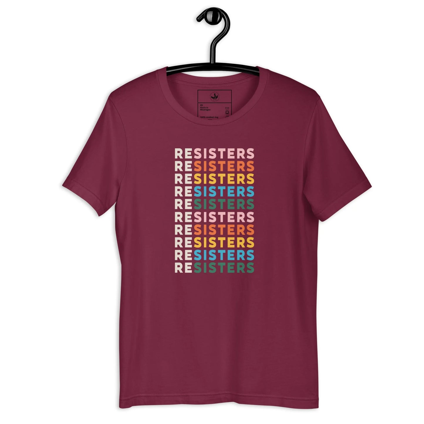reSisters unisex t-shirt, feminist sisterhood shirt, Rebel Girl Rampage