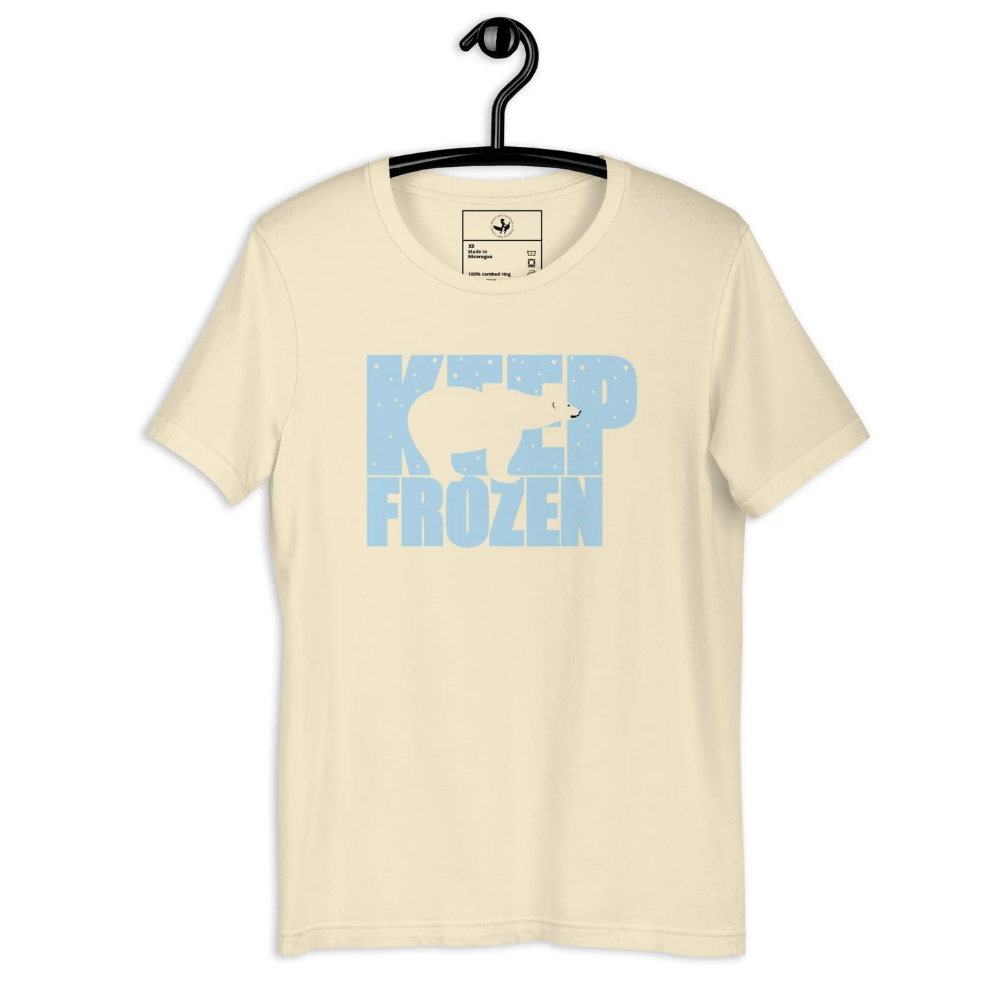 Keep Frozen Polar Bear Unisex T-Shirt, Climate Change, Ice Caps, Nicole Bizzarro, Rebel Girl Rampage