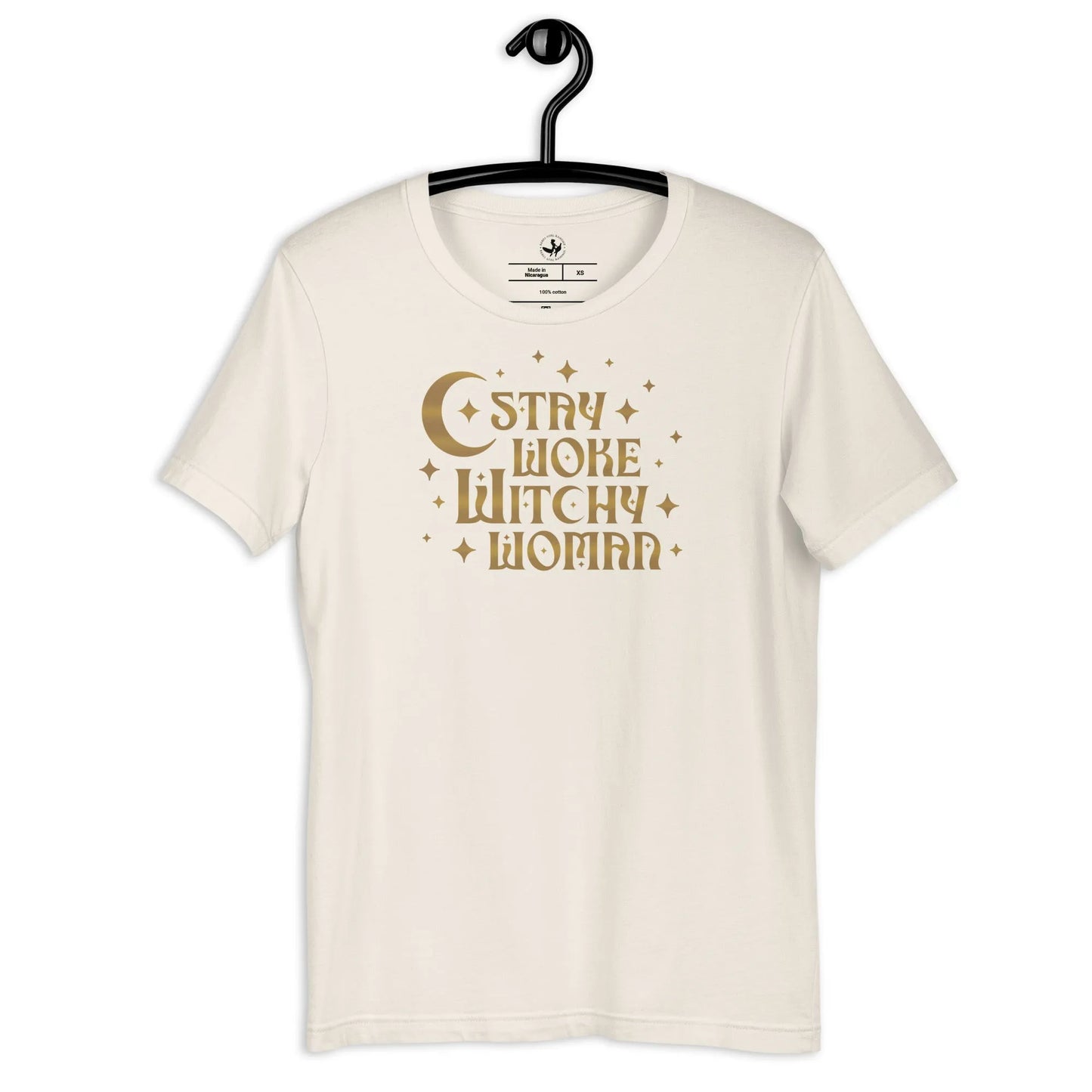 Stay Woke Witchy Woman Unisex T-Shirt, Anne Lesniak, Coven, Rebel Girl Rampage