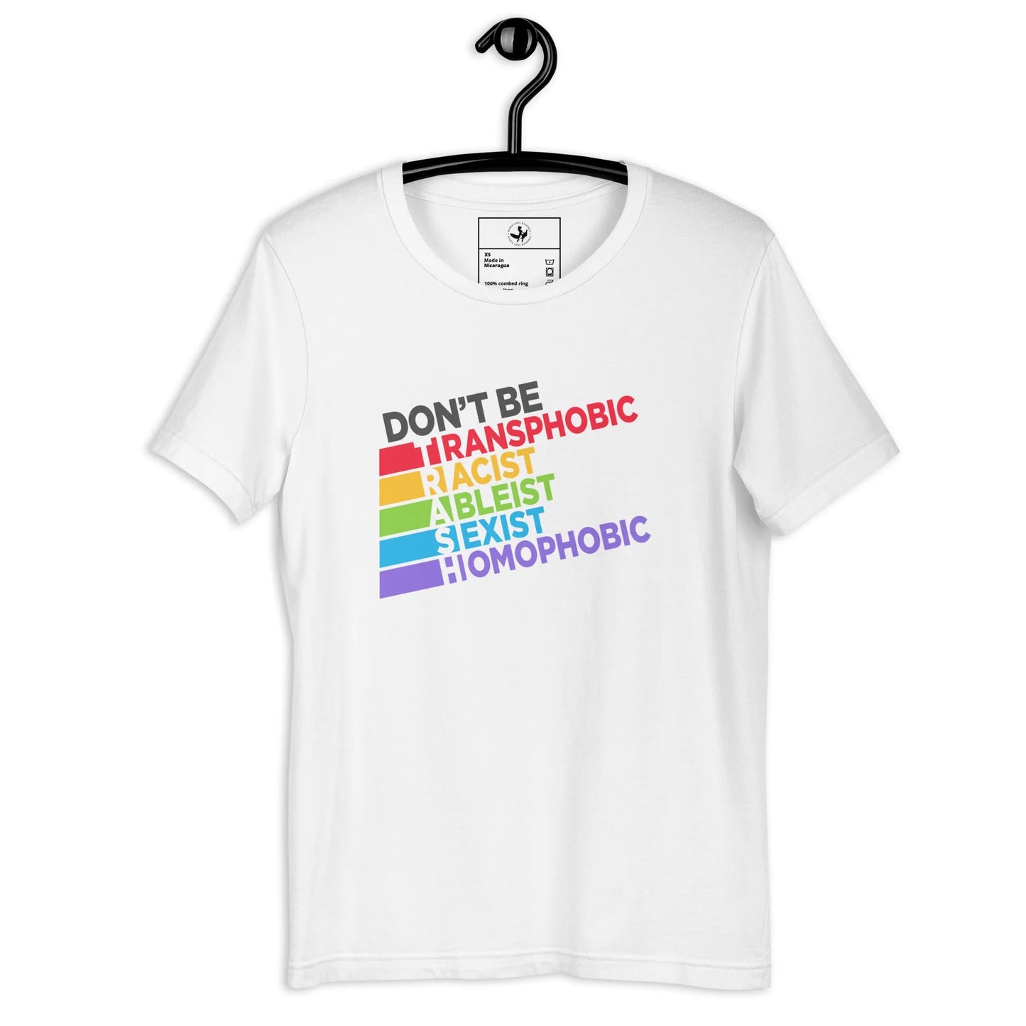 Don’t Be TRASH unisex t-shirt, LGBTQ, Feminist, Anne Lesniak, Rebel Girl Rampage
