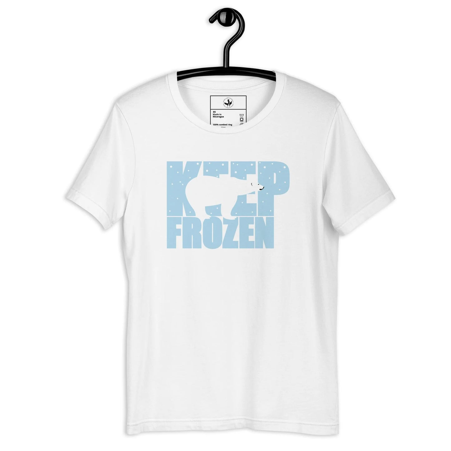 Keep Frozen Polar Bear Unisex T-Shirt, Climate Change, Ice Caps, Nicole Bizzarro, Rebel Girl Rampage
