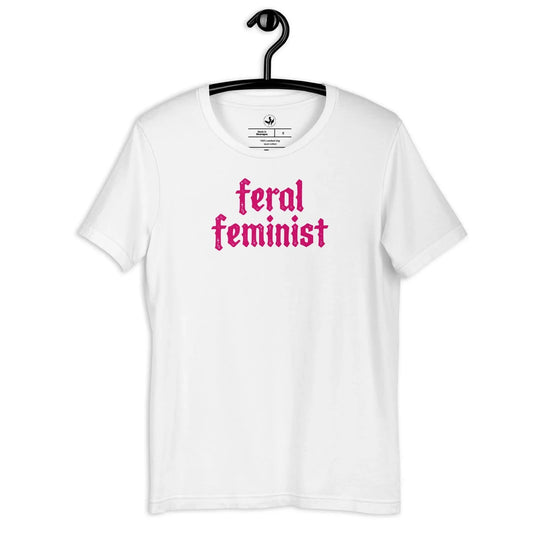 Feral Feminist graphic, wild, wilding, feral, divine feminine, punk, cute, pop culture, feral era, Rebel Girl Rampage