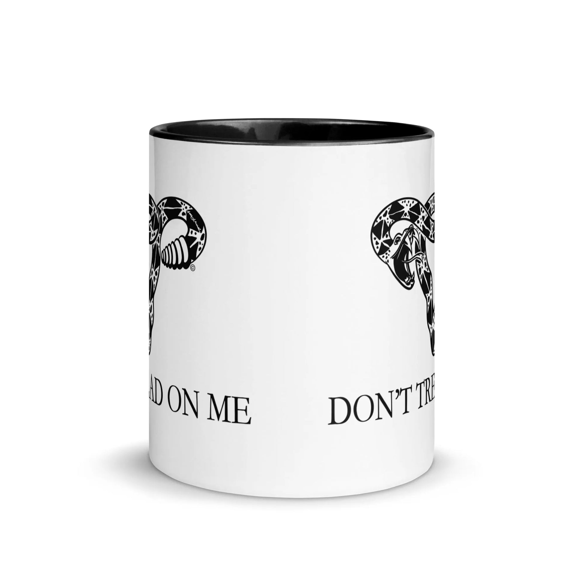 Don’t Tread On Me Uterus Pro Choice Snake Ovaries Women’s Rights Ceramic Coffee Mug Rebel Girl Rampage
