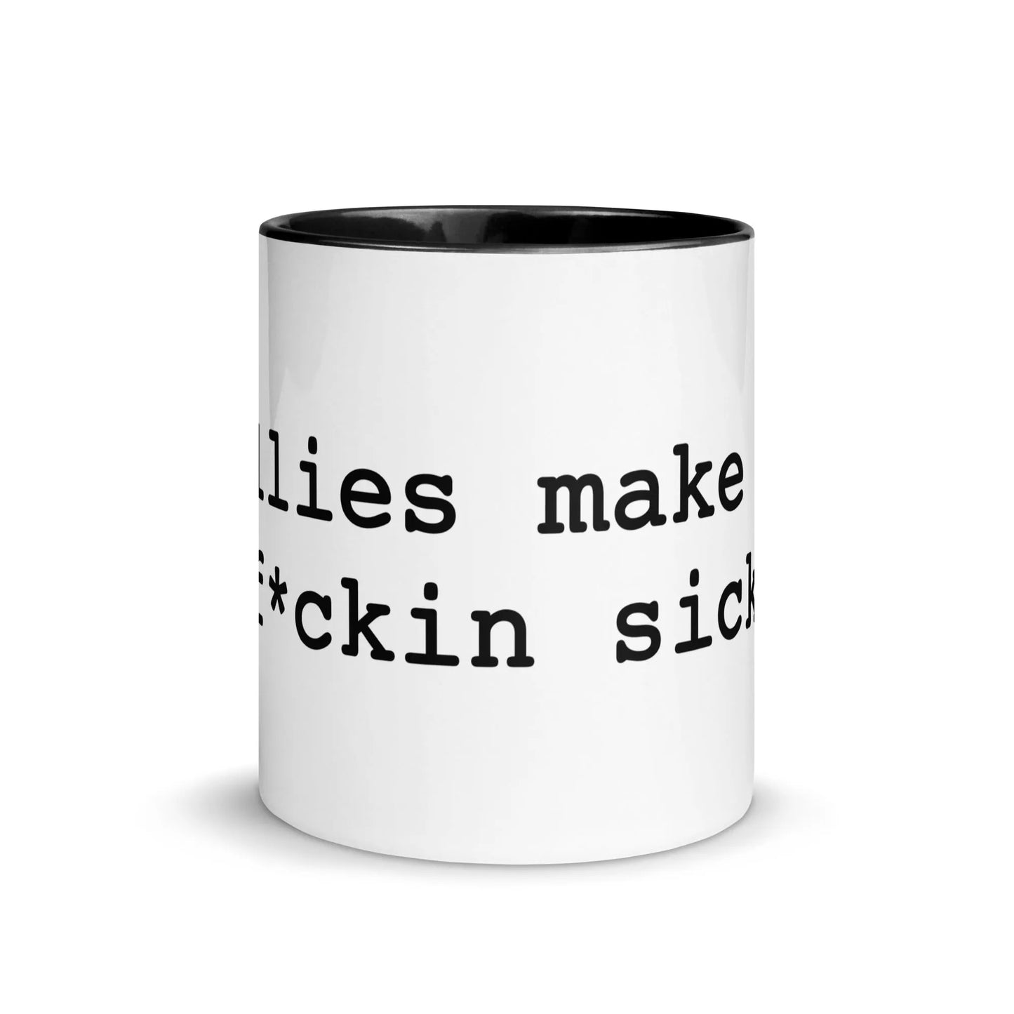 Bullies Make Me Sick Ceramic Coffee Mug, Daddy Pedro quotes, LGBTQ Pride, Rebel Girl Rampage