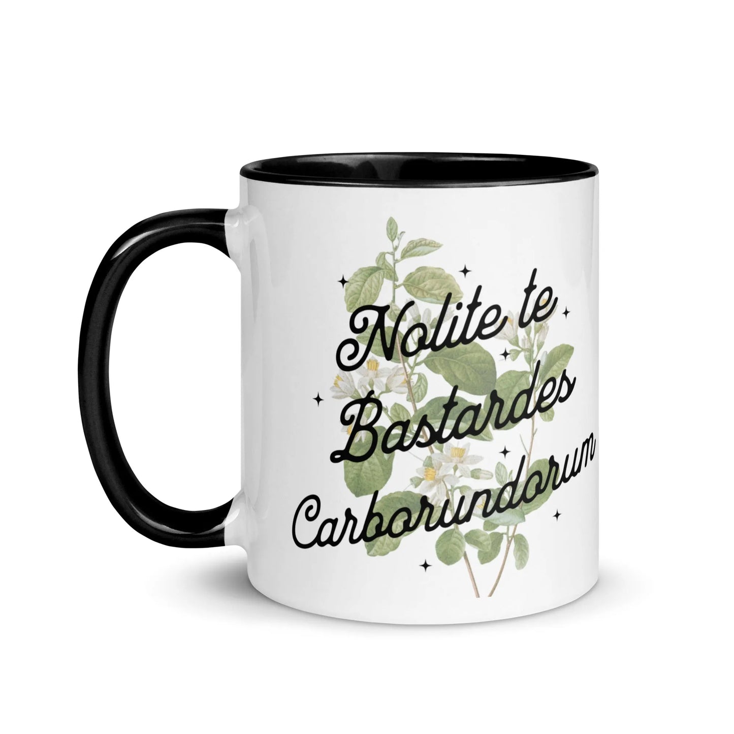 Nolite te Bastardes Carborundorum Ceramic Coffee Mug with color inside, Don’t Let the bastards going you down, Rebel Girl Rampage
