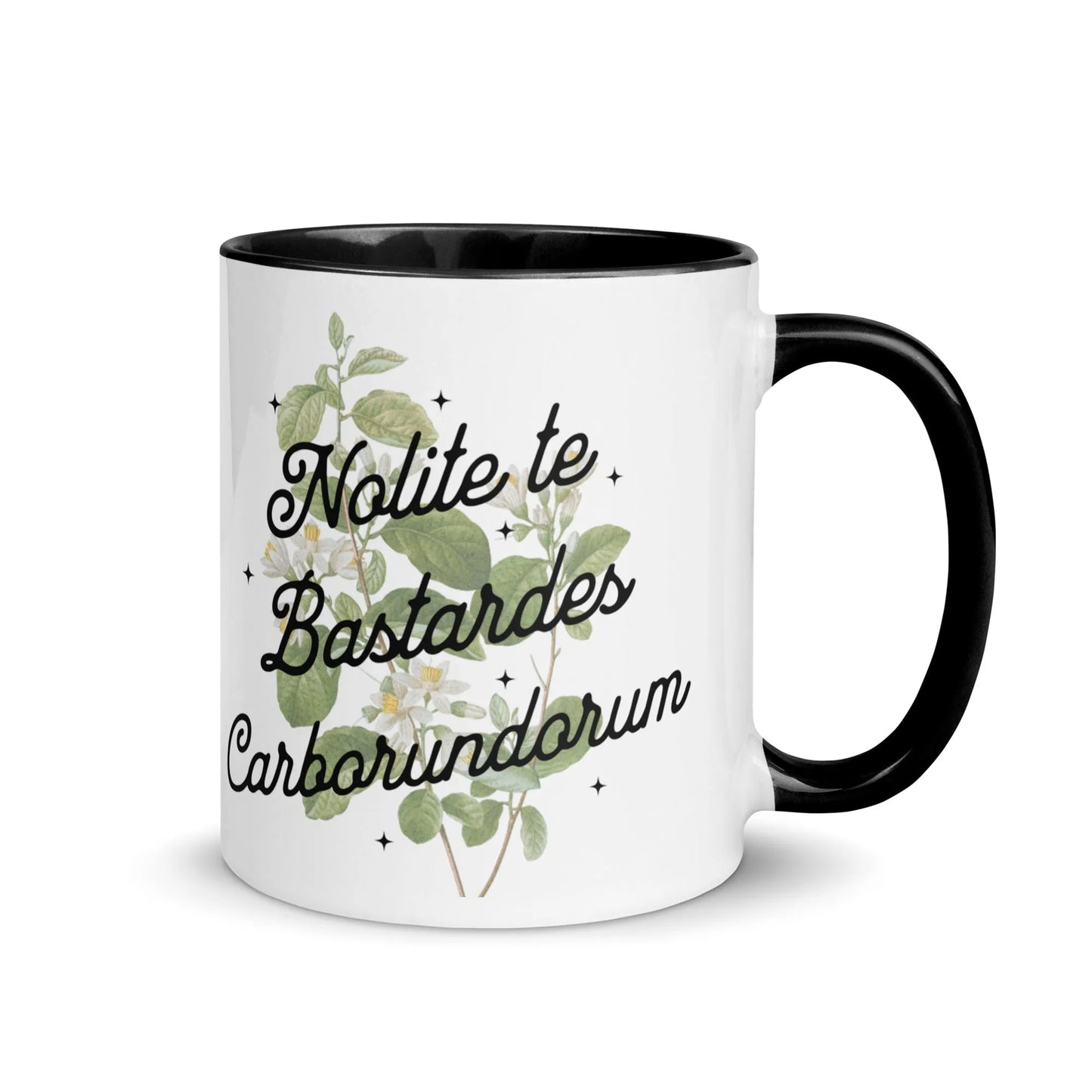 Nolite te Bastardes Carborundorum Ceramic Coffee Mug with color inside, Don’t Let the bastards going you down, Rebel Girl Rampage