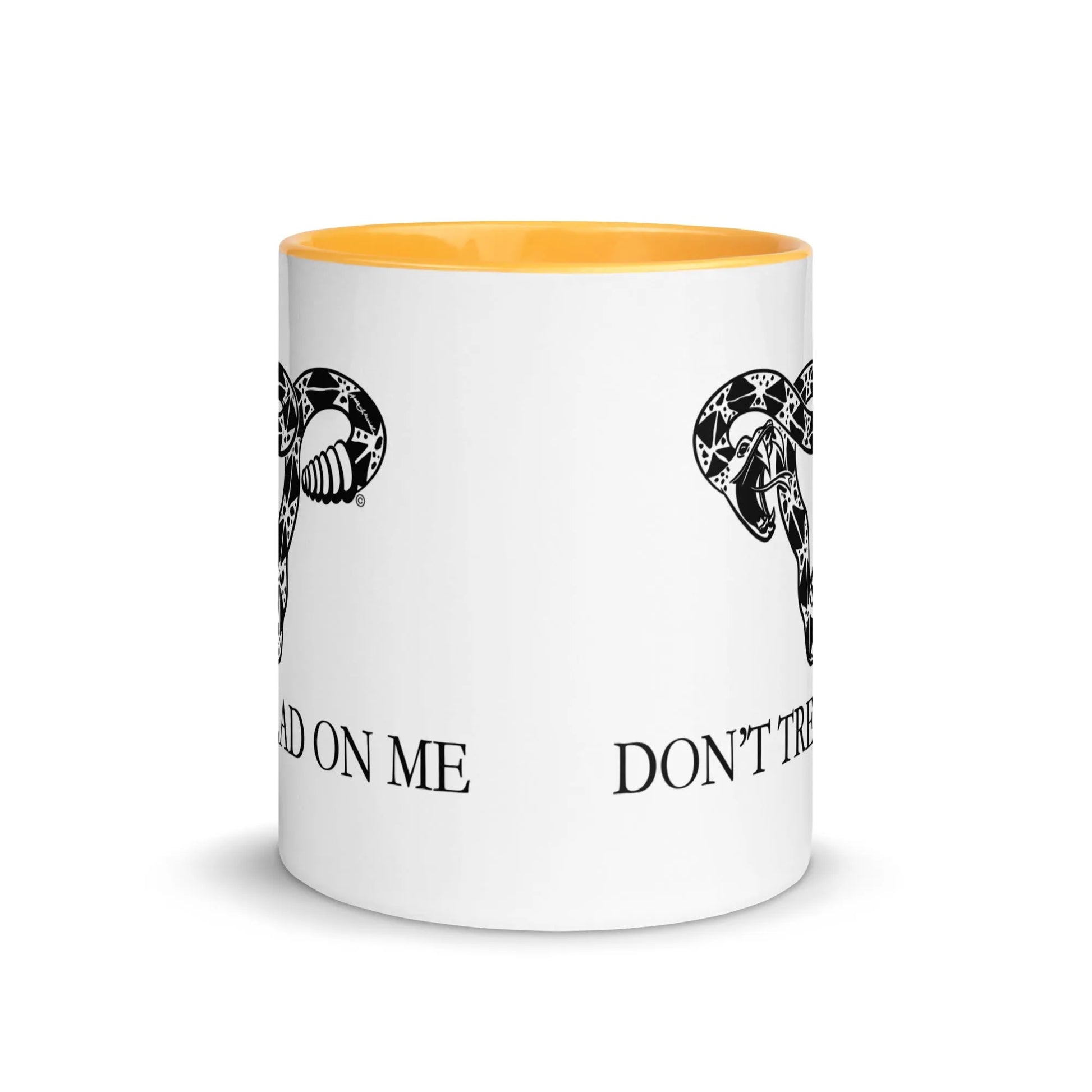 Don’t Tread On Me Uterus Pro Choice Snake Ovaries Women’s Rights Ceramic Coffee Mug Rebel Girl Rampage