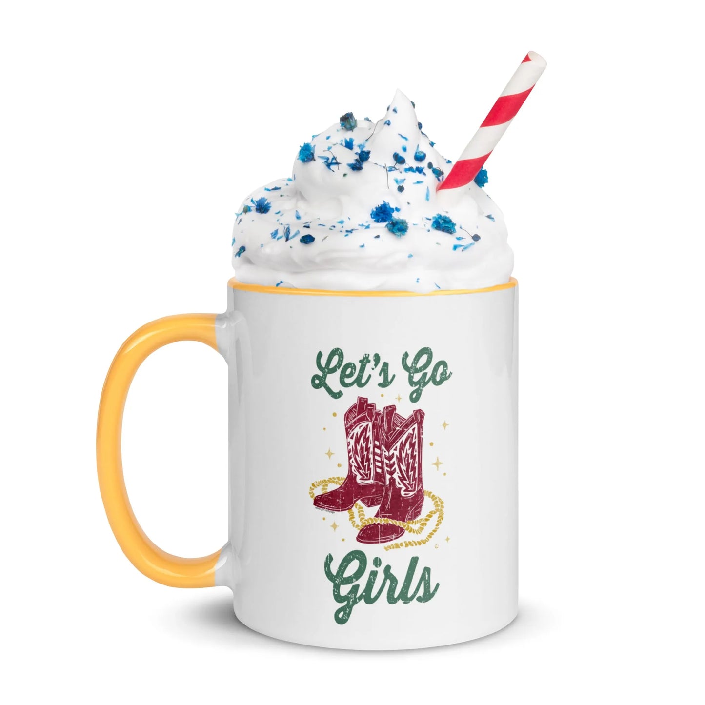 Let’s Go Girls women empowerment Nashville feminist texas cowgirl Ceramic Coffee Mug Rebel Girl Rampage