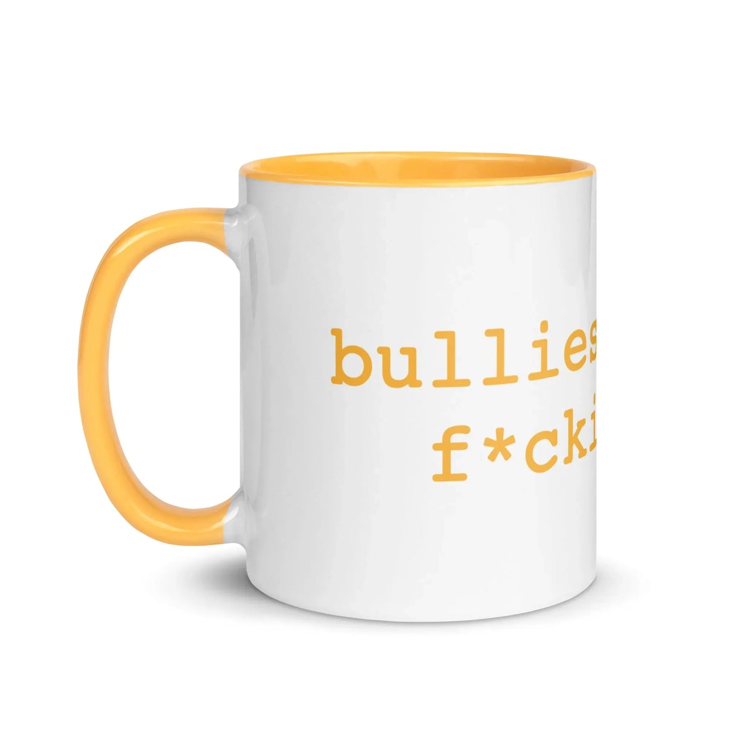 Bullies Make Me Sick Ceramic Coffee Mug, Daddy Pedro quotes, LGBTQ Pride, Rebel Girl Rampage
