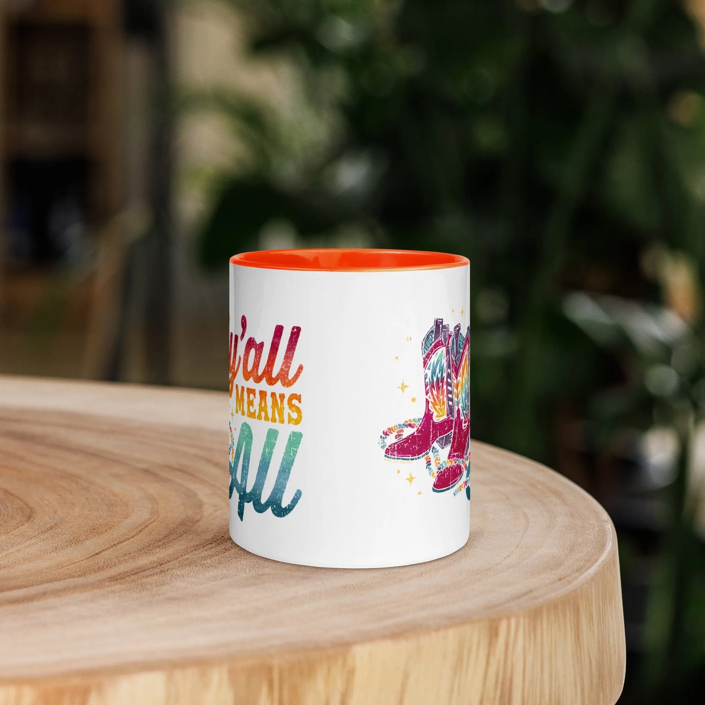 Y’all Means All Ceramic Mug, Mugs, Rebel Girl Rampage