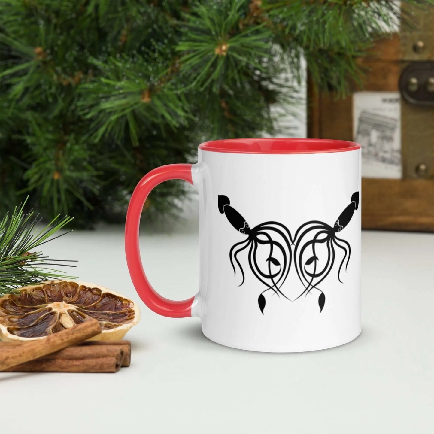 Cephalopod heart sea creature squid CephaLove Ceramic Coffee Mug
