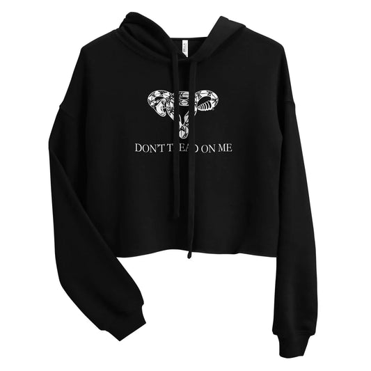 Don’t Tread On Me Uterus Feminist Pro Choice Cropped Hoodie
