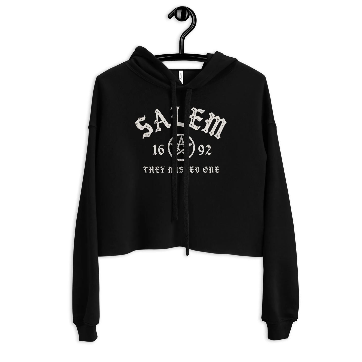 Salem University Crop Hoodie, witch School pride, Massachusetts girl power, Rebel Girl Rampage
