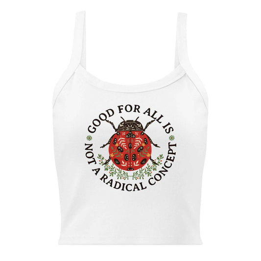 Good For All Ladybug Crop Tank Top