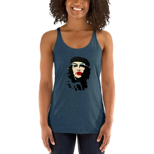 Revolucion Slay Racerback Tank, LGBTQ, pop art, Che Guevara Rebel Girl Rampage