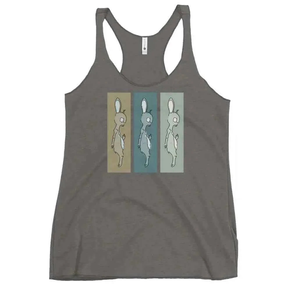 Death Bunny Racerback Tank - Rebel Girl Rampage
