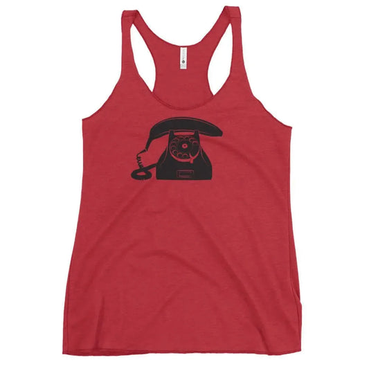 Banana Phone Racerback Tank, retro style, funny, cute, vintage style, Rebel Girl Rampage