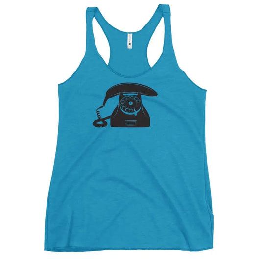 Banana Phone Racerback Tank, retro style, funny, cute, vintage style, Rebel Girl Rampage
