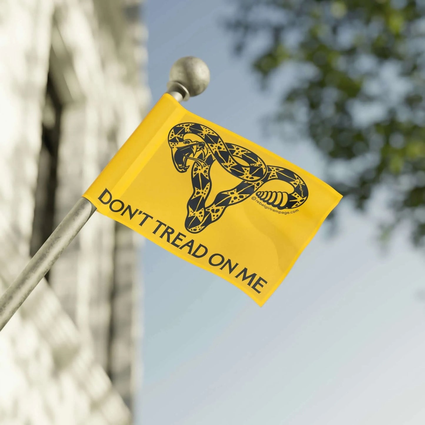 Don’t Tread On Me Uterus Reproductive Rights Flag