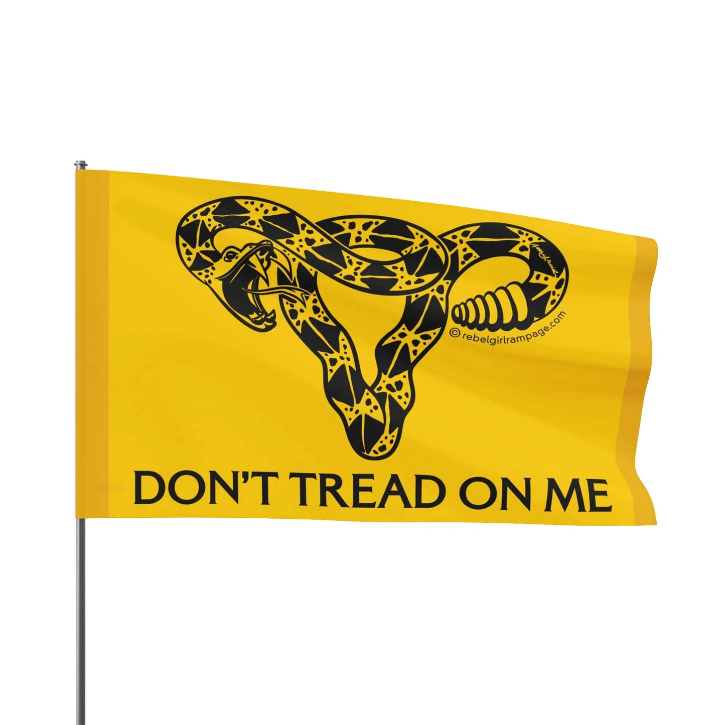 Don’t Tread On Me Uterus Flag my body my choice
