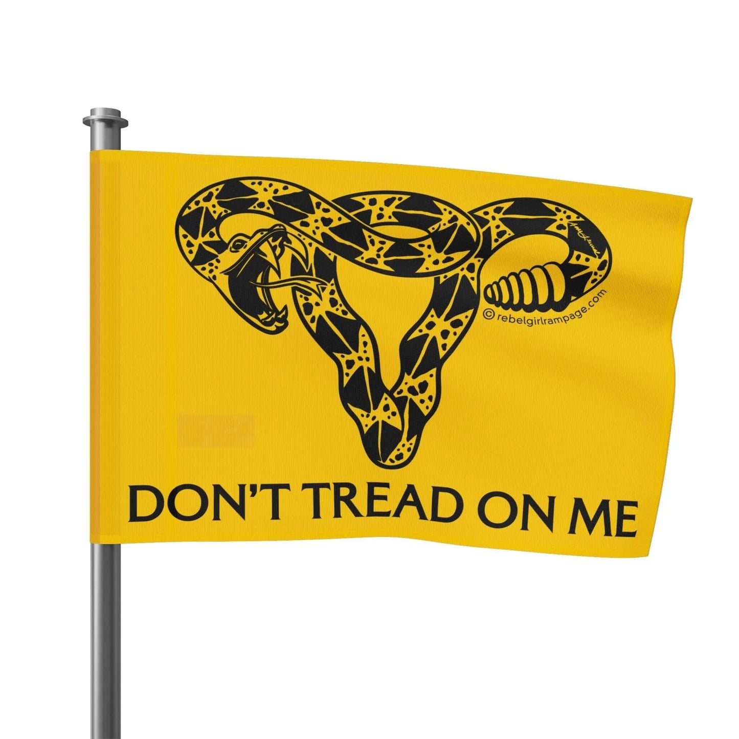 Don’t Tread On Me Uterus Flag Women’s Rights