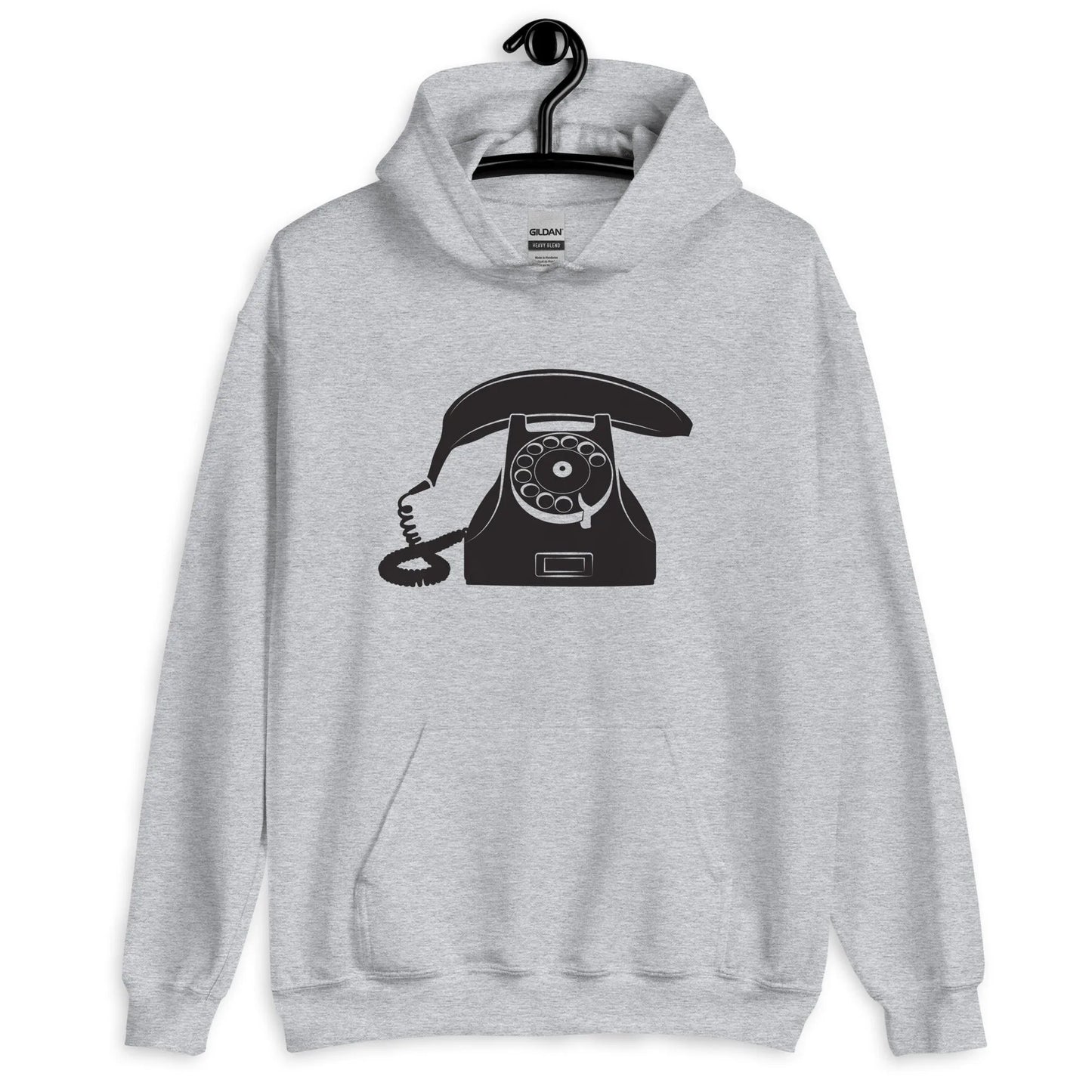 banana phone retro graphic hoodie, vintage, old, analog, banana, pop art, pop culture, cool, fun, whimsical, Rebel Girl Rampage