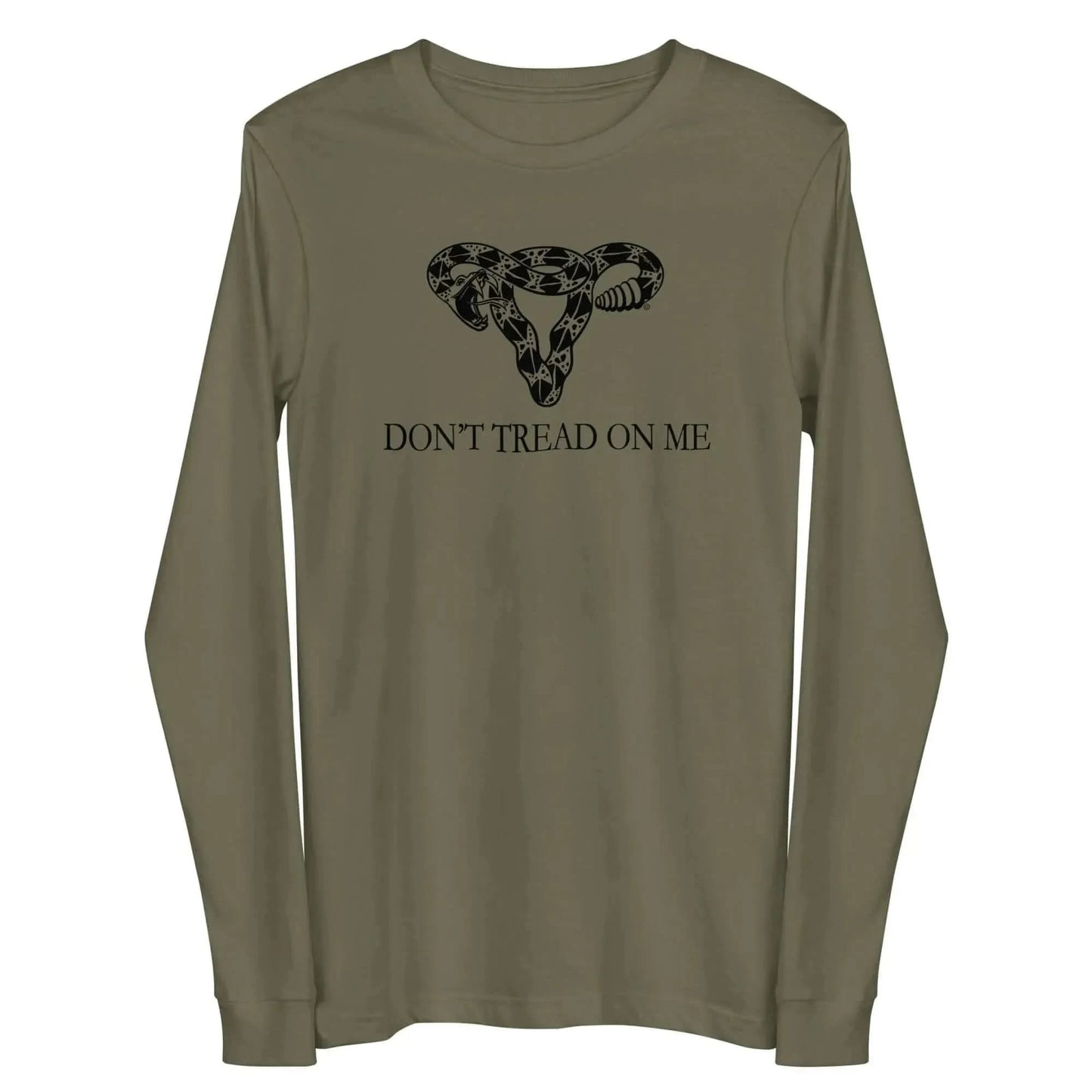 Don’t Tread On Me Pro Choice Uterus Long Sleeve t-shirt women empowerment abortion rights my body rattlesnake Pro-choice, Rebel Girl Rampage