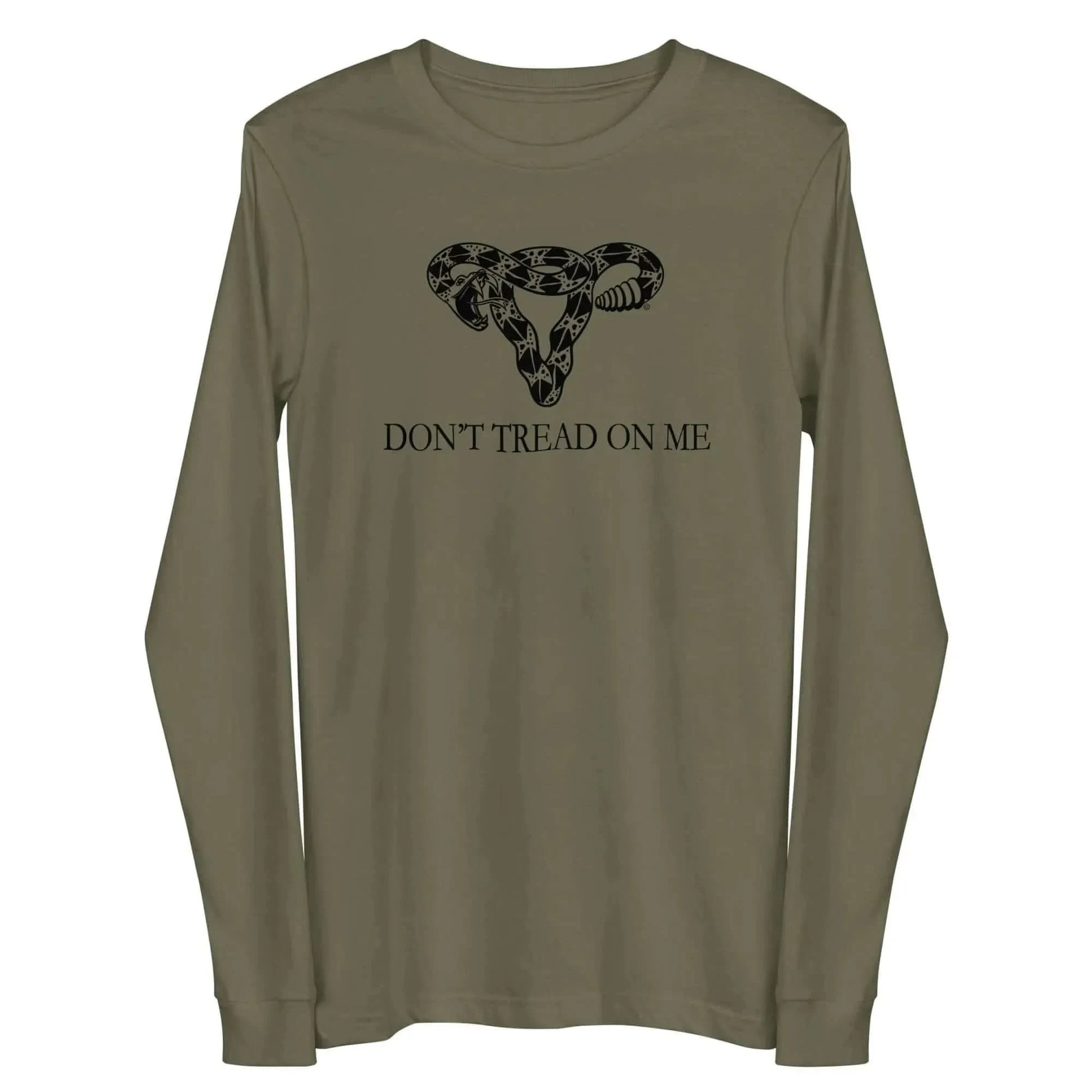 Don’t Tread On Me Pro Choice Uterus Long Sleeve t-shirt women empowerment abortion rights my body rattlesnake Pro-choice, Rebel Girl Rampage