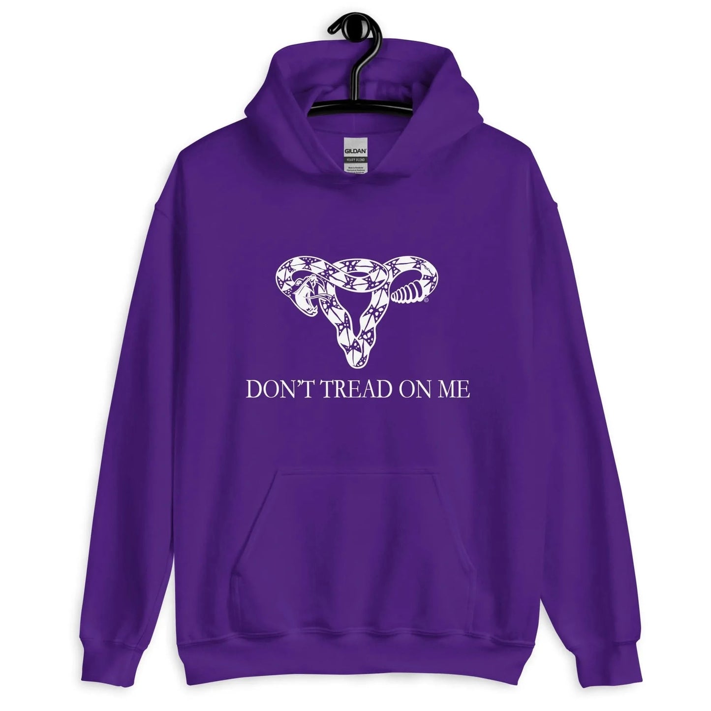 Don’t Tread On Me Feminist Snake Pro Choice Uterus Unisex Hoodie sweatshirt Women’s Abortion Birth control rights Roe V wade My Body My Choice Rebel Girl Rampage